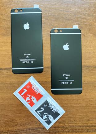 Защитное стекло на телефон iPhone 6 5D черного цвета
