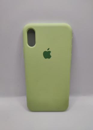 Чохол IPhone Xs silicon case full -