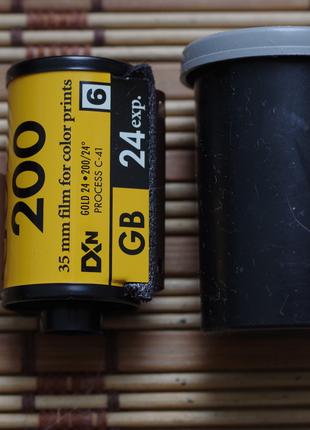 Фотопленка Kodak Gold 200 24 кадра как есть