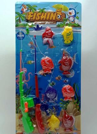 Игровой набор Shantou Магнитная Рыбалка "Fishing" две удочки 1...