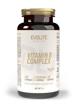 Витамины и минералы Evolite Nutrition Vitamin B Complex, 90 ве...