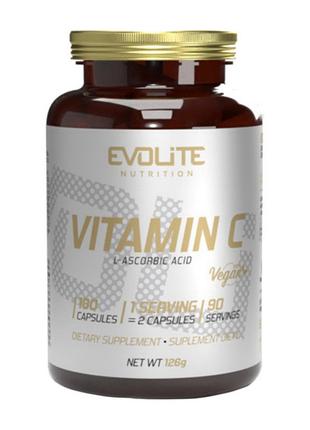 Витамины и минералы Evolite Nutrition Vitamin C 500 mg, 180 ве...