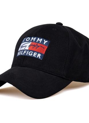 Кепка черная женская мужская Tommy Hilfiger Бейсболка Томми Хи...