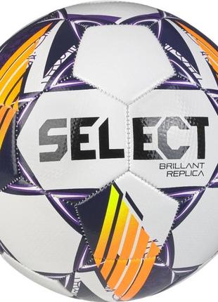 Мяч футбольный Select Brillant v24 Бело-фиолетовый 4 (099488-0...