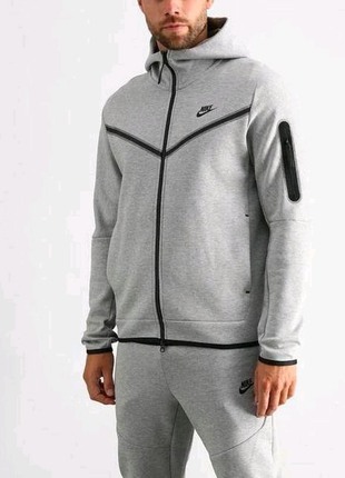 Костюм Nike tech fleece сірий