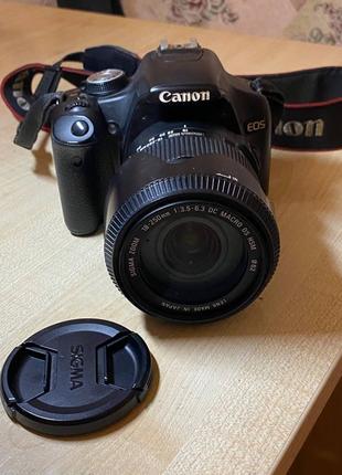 Фотоапарат Canon EOS 500D + обʼєктив Sigma 18-200 mm