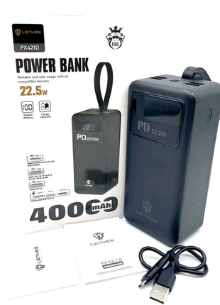 Power bank LENYES PX421D 40000 mAh