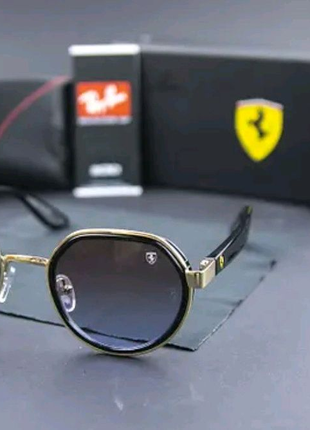 Сонцезахисні окуляри RAY BAN Ferrari поляризаційні UV400 золото