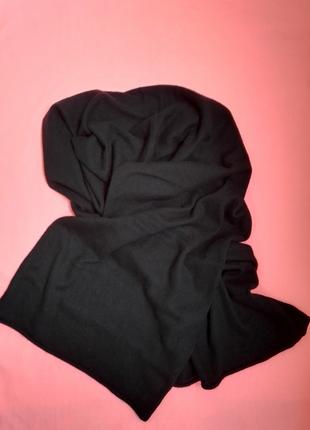 Кашеміровий шарф чорний