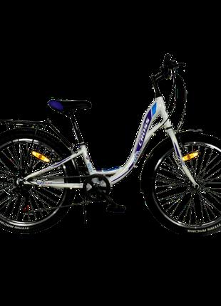 CROSS Велосипед Cross Betty 24 "11" Белый-Фиолетовый