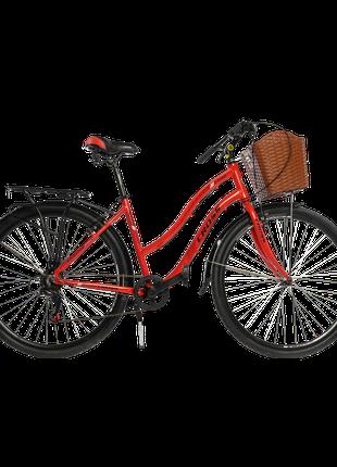 CROSS Велосипед Cross Elegant 28" 18" Красный