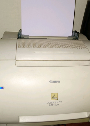 Лазерный принтер Canon LBP1120.
Картридж новый