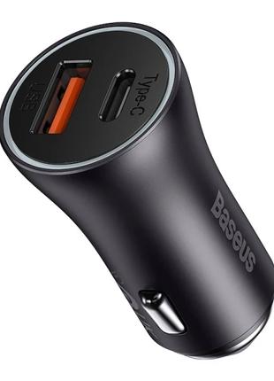 Baseus Car Charger 60W Автомобильное зарядное устройство USB-C...