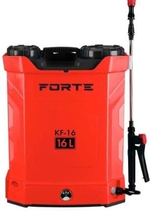 Обприскувач акумуляторний ранцевий садовий Forte KF-16A електр...