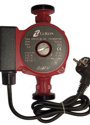 Насос циркуляционный LuKon GRS 25/60-180 для систем отопления ...