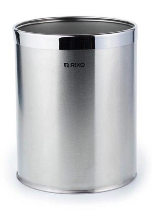 Корзина для мусора металлическая матовая Rixo Solido WB102S ве...