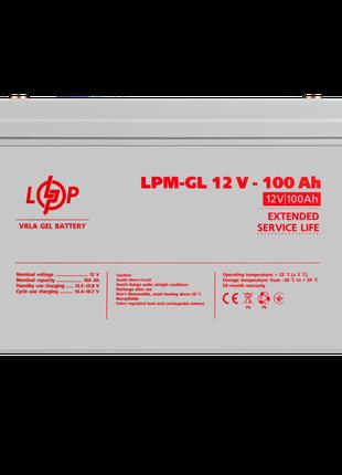 У/Ц Аккумулятор гелевый LPM-GL 12V - 100 Ah