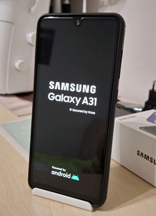 Samsung Galaxy A31 4/128GB Prism Black как НОВЫЙ +2 чехла +стекло
