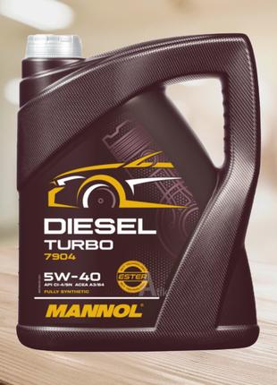 Масло моторное MANNOL Diesel Turbo 5W-40 5л