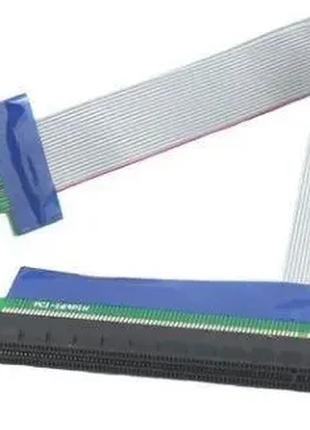 Райзер гнучкий PCI-E 1x to 16x 19 шлейф перехідник подовжувач