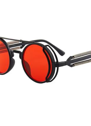 Винтажные готические солнцезащитные очки в стиле стимпанк ABC