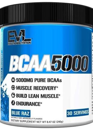 Аминокислота BCAA EVL BCAA 5000, 30 порций Ежевика (240 грамм)