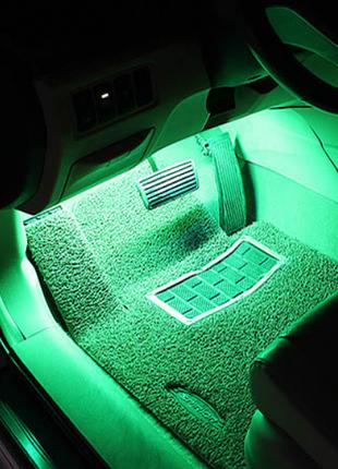 Світлодіодна стрічка для освітлення салону автомобіля з пультом д