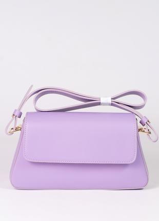 Жіноча сумка лавандова сумка трапеція фіолетовий клатч сумка баге