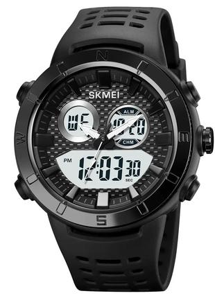 Часы наручные мужские SKMEI 2014BKWT, часы наручные электронны...