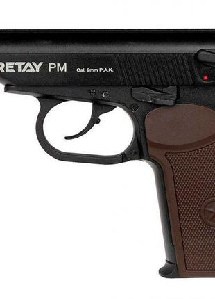 Пістолет стартовий Retay PM Makarov black 9mm