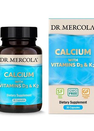 Вітаміни та мінерали Dr. Mercola Calcium with Vitamins D3 and ...