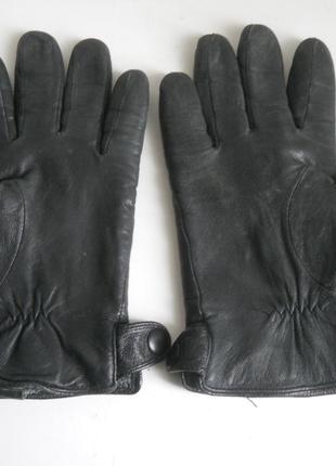 Перчатки Кожаные натуральные мужские 24х10см