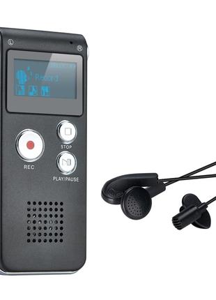 Цифровий диктофон, аудіозаписувач COVVY 8 ГБ, цифровий диктофо...