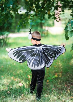 Детский костюм Мотылек (бабочка) для мальчика пепельный