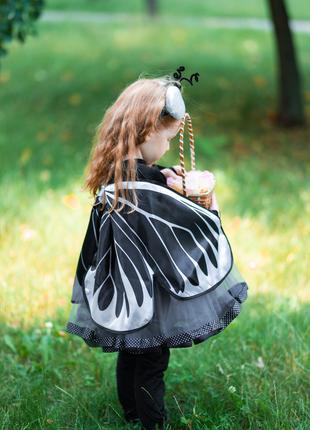Дитячий костюм Метелика для дівчинки попелястий
