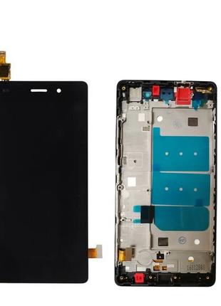 Дисплей Huawei P8 Lite I ALE-L21 з тачскрином та рамкою чорний...