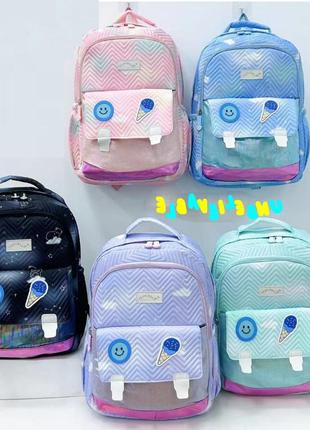 Школьный яркий рюкзак для девочек