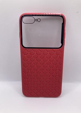 Чохол IPhone 7 Plus / 8Plus Weaving Case червона