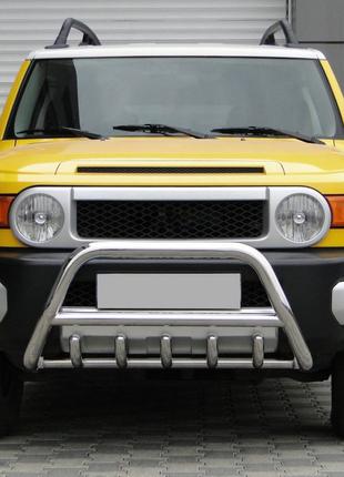 Кенгурятник WT003 (нерж) для Toyota FJ Cruiser