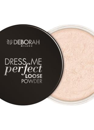 Пудра для лица Deborah Dress Me Perfect Loose Powder 0 - Unive...