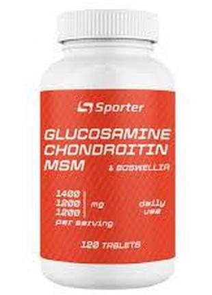 Средство для суставов Sporter Glucosamine & chondroitin MSM + ...