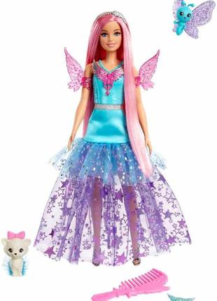 Кукла Barbie Малибу прикосновение магии с платьем с крылышками