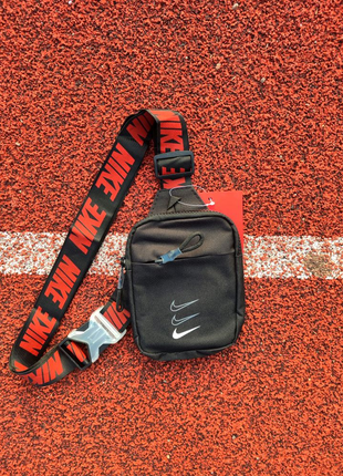 Сумка Nike mini bag swoosh / Черная барсетка Найк / Спортивная су