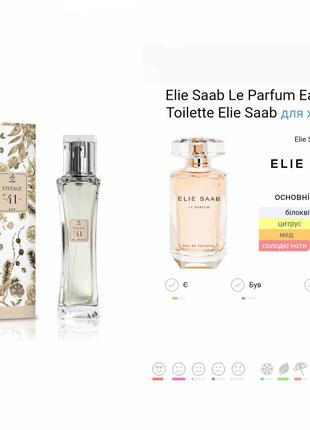 Парфумована вода 50мл lambre vintage №41 в стилі elie saab france