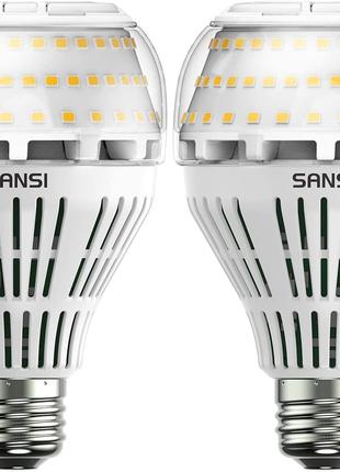 Светодиодные лампы SANSI E27 с регулируемой яркостью, 27 Вт, 3...