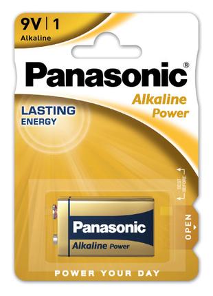 Батарейка 6LR61 Alkaline Power Panasonic C1 Крона 1шт.