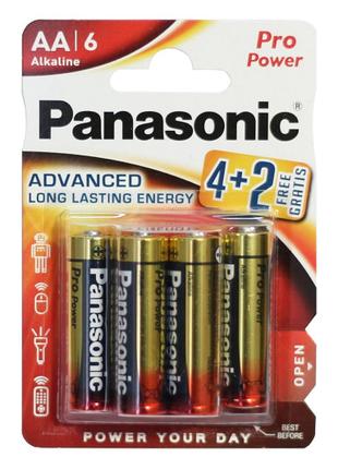 Батарейки Alkaline Pro Power Panasonic C6 6шт.