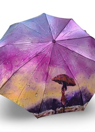 Зонт женский Frei Regen полуавтомат атлас #090711