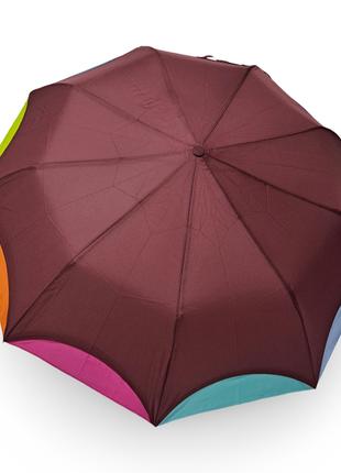 Зонт женский Frei Regen полуавтомат радужный край #020395