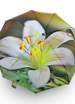 Зонт женский Frei Regen полуавтомат "капля на цветке" #090852